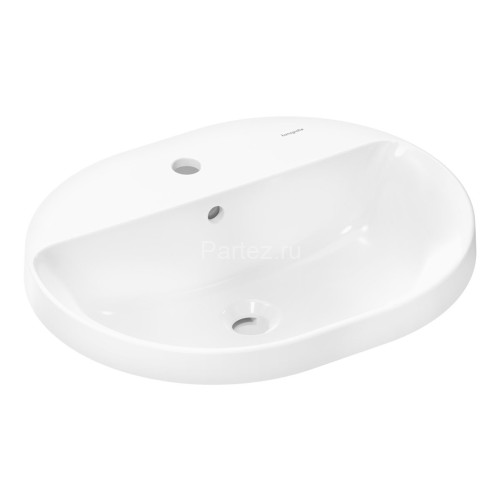 Раковина встраиваемая Hansgrohe Xuniva U 550x450x130 белый (60161450)