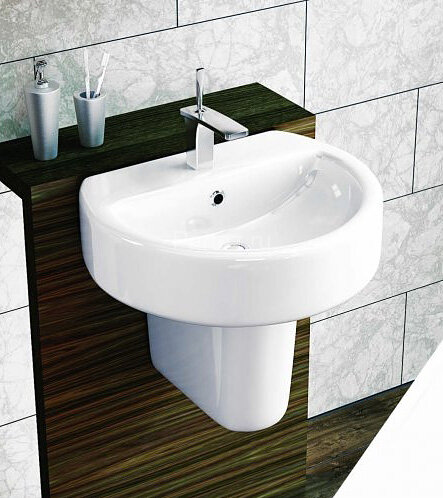 Полупьедестал для раковины Sanita Luxe Best Luxe белый (BSTSLSP01)