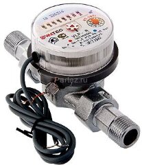 Счетчик воды универсальный с импульсным выходом 1/2" VALTEC