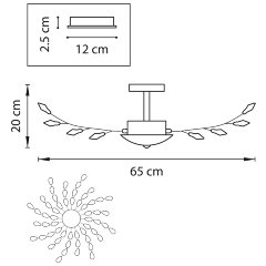 Потолочная люстра Lightstar 791184