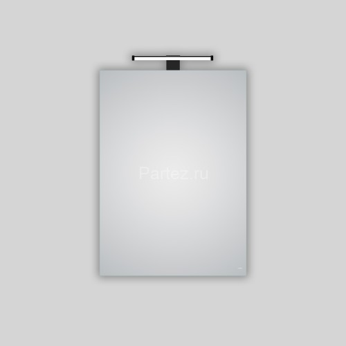 Зеркало-шкаф AZARIO Dino 500х700 с подсветкой, в алюминиевом корпусе, сенсорный выключатель с функци