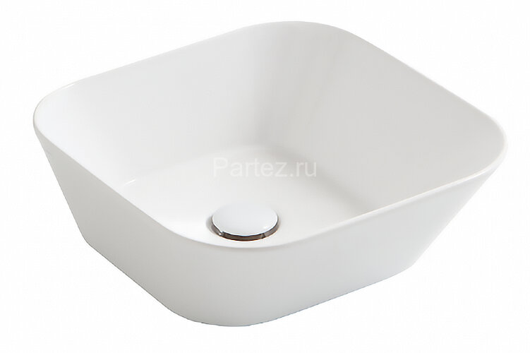 Раковина чаша SIMAS WAVE квадратная 420х420х165, цвет белый (WA03 bi*0)