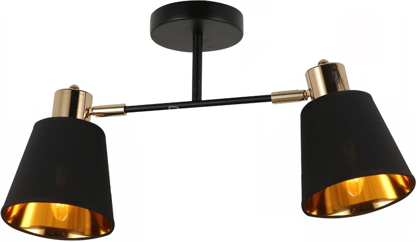 Потолочная люстра ILLUMICO IL6116-2COU-79 BK GD Abelie