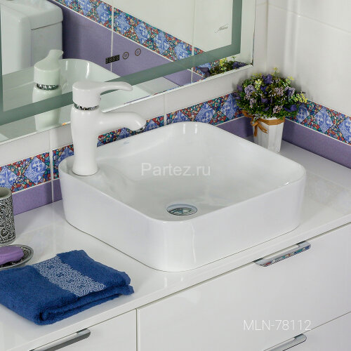 Накладная раковина melana mln-78112