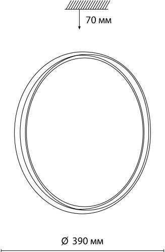 Настенно-потолочный светильник Sonex 7631/DL