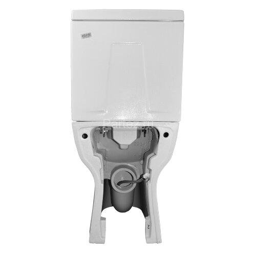 Унитаз-компакт Kale BASICS напольный, безободковый, в комплекте с бачком, сиденьем микролифт и армат