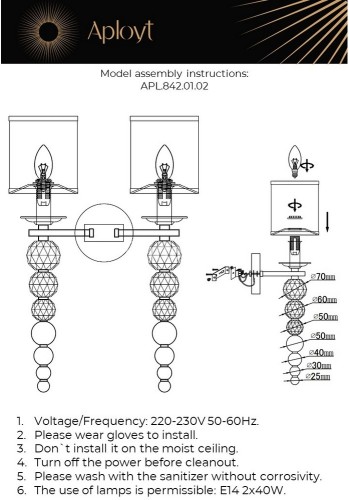 Бра Aployt APL.842.01.02