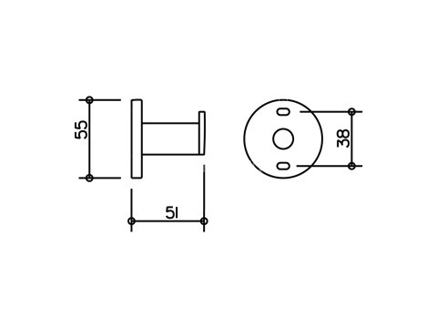 Крючок Keuco Plan, Хром (14914010000)
