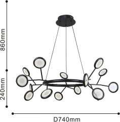 Подвесная люстра F-Promo 4252-15P