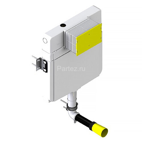 Бачок скрытого монтажа AZARIO 536х185х732 для приставного унитаза (AZ-8030-1001)