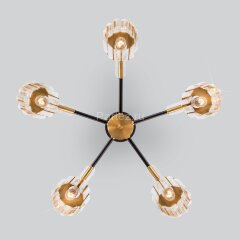 Потолочная люстра Eurosvet 70090/5 черный