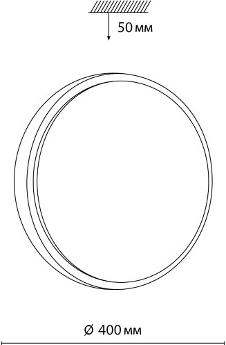 Настенно-потолочный светильник Sonex 7607/DL