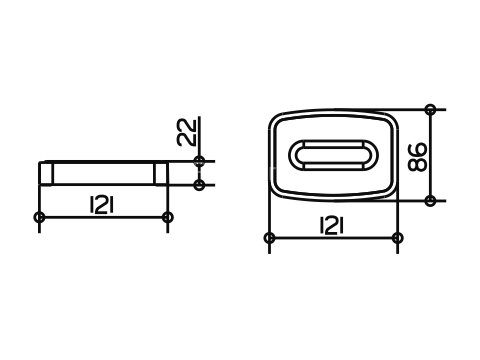 Мыльница Keuco Elegance, Хром (11655019001)