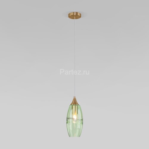 Подвесной светильник Eurosvet 50222/1 зеленый