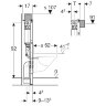 Инсталляция Geberit Duofix для подвесного унитаза, 98 см, со смывным бачком скрытого монтажа Omega 1