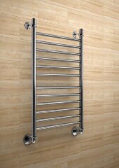 Полотенцесушитель водяной Маргроид Лесенка "Вид 10 Премиум" без полки 80х50 (комплект), хром