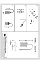 Бра Newport 4501/A gold