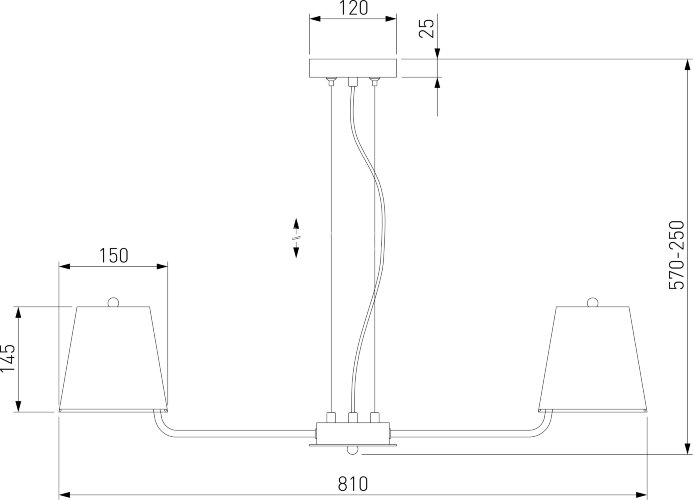 Подвесная люстра Eurosvet 60155/8 хром