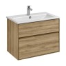 Тумба под раковину Aquaton Либерти 75, 2 ящика, дуб эльвезия (1A279501LYC70)