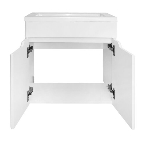 Комплект тумба Loranto Палермо 50 495х345х500 подвесная, два распашных фасада, с раковиной Фрея 50, 