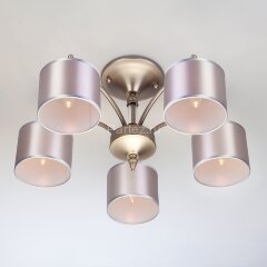 Потолочная люстра Eurosvet 60080/5 сатин-никель