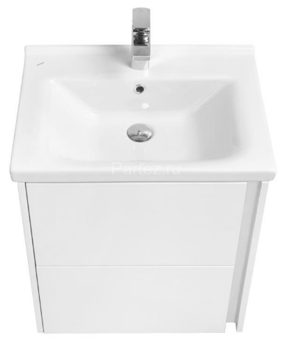 Тумба под раковину AQUATON Стоун 60 подвесная, белая (1A231401SX010)