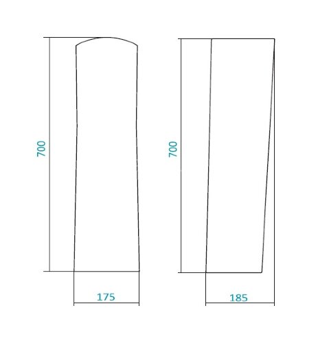 Пьедестал для раковины Santek "Биц" белый (1.WH11.0.595)