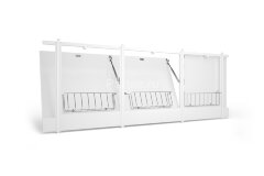 Экран для ванны Метакам с откидными дверцами 149 см, белый (ЭОS_008868)