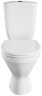 Унитаз-компакт Vitra Norm Blanc Duroplast 345х650х810, напольный, быстросьемное сиденье дюропласт с
