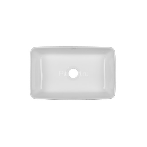 Раковина-чаша Azario 390х250х130 накладная, квадратная, белый глянец (AZ-2256)