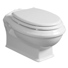 Унитаз подвесной Simas Arcade 365х435х510 безободковый &quot;Rimless&quot;, без сиденья, цвет белый (AR841bi)