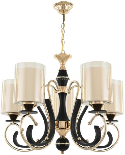 Подвесная люстра Arte Milano 302237/5 Bk/Gd