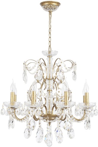 Подвесная люстра Crystal Lux ODELIS SP8 GOLD