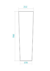 Пьедестал для раковины Santek "Аллегро" белый (1.WH30.1.956)