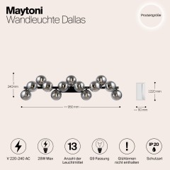 Бра Maytoni MOD547WL-13B