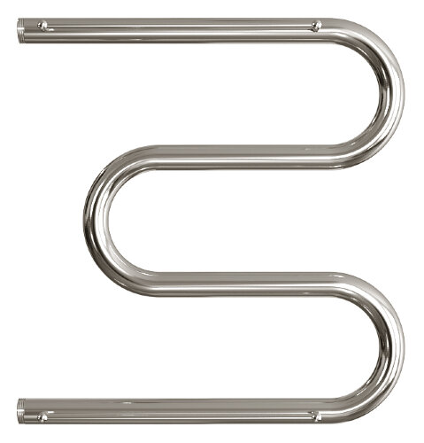 Полотенцесушитель водяной ДВИН M М-образный 50/50 c полкой, полированный (4627086010769)