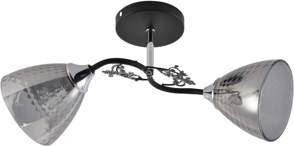 Потолочная люстра Reluce 01525-0.3-02 BK+CR